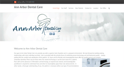 Desktop Screenshot of annarbordentalcare.com