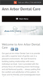 Mobile Screenshot of annarbordentalcare.com
